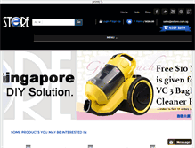 Tablet Screenshot of estore.com.sg